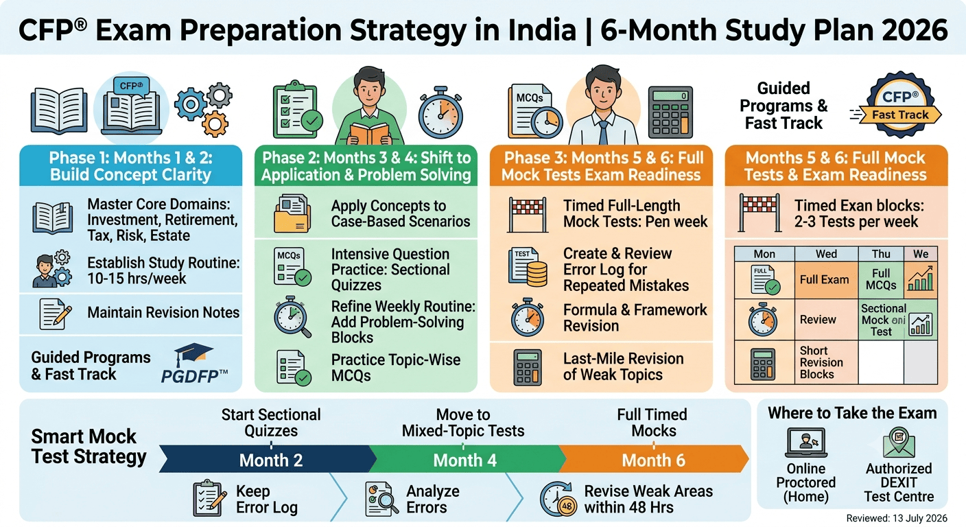 CFP® Exam Preparation Strategy in India: 6-Month Study Plan (2026)